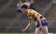 9 May 2025; John Price of Roscommon celebrates after scoring his side's first goal during the Electric Ireland Connacht GAA Football Minor Championship final match between Roscommon and Mayo at Hastings Insurance MacHale Park in Castlebar, Mayo. Photo by Ben McShane/Sportsfile
