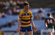 9 May 2025; Dara Curran of Roscommon reacts during the Electric Ireland Connacht GAA Football Minor Championship final match between Roscommon and Mayo at Hastings Insurance MacHale Park in Castlebar, Mayo. Photo by Ben McShane/Sportsfile