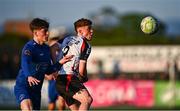 9 May 2025; Sean Keogh of Dundalk in action against Jamie Duggan of Bray Wanderers during the SSE Airtricity Men's First Division match between Dundalk and Bray Wanderers at Oriel Park in Dundalk, Louth. Photo by Tyler Miller/Sportsfile