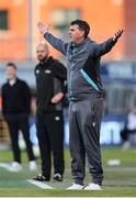 9 May 2025; Drogheda United manager Kevin Doherty during the SSE Airtricity Men's Premier Division match between Shamrock Rovers and Drogheda United at Tallaght Stadium in Dublin. Photo by Thomas Flinkow/Sportsfile