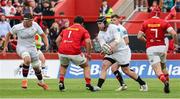 9 May 2025; Scott Wilson of Ulster in action during the United Rugby Championship match between Munster and Ulster at Thomond Park in Limerick. Photo by John Dickson/Sportsfile
