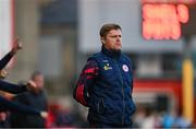 9 May 2025; Shelbourne manager Damien Duff during the SSE Airtricity Men's Premier Division match between Shelbourne and St Patrick's Athletic at Tolka Park in Dublin. Photo by Piaras Ó Mídheach/Sportsfile