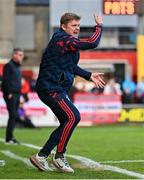 9 May 2025; Shelbourne manager Damien Duff during the SSE Airtricity Men's Premier Division match between Shelbourne and St Patrick's Athletic at Tolka Park in Dublin. Photo by Piaras Ó Mídheach/Sportsfile