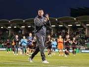 9 May 2025; Drogheda United manager Kevin Doherty after his side's defeat in the SSE Airtricity Men's Premier Division match between Shamrock Rovers and Drogheda United at Tallaght Stadium in Dublin. Photo by Thomas Flinkow/Sportsfile