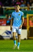9 May 2025; Joe Redmond of St Patrick's Athletic after his side's defeat in the SSE Airtricity Men's Premier Division match between Shelbourne and St Patrick's Athletic at Tolka Park in Dublin. Photo by Piaras Ó Mídheach/Sportsfile