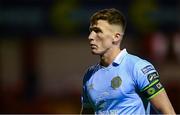 9 May 2025; Joe Redmond of St Patrick's Athletic after his side's defeat in the SSE Airtricity Men's Premier Division match between Shelbourne and St Patrick's Athletic at Tolka Park in Dublin. Photo by Piaras Ó Mídheach/Sportsfile