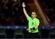 9 May 2025; Referee Kevin O'Sullivan during the SSE Airtricity Men's Premier Division match between Shelbourne and St Patrick's Athletic at Tolka Park in Dublin. Photo by Piaras Ó Mídheach/Sportsfile