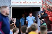 9 May 2025; St Patrick's Athletic captain Joe Redmond in the tunnel before the SSE Airtricity Men's Premier Division match between Shelbourne and St Patrick's Athletic at Tolka Park in Dublin. Photo by Piaras Ó Mídheach/Sportsfile