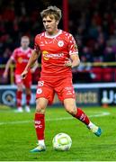 9 May 2025; James Norris of Shelbourne during the SSE Airtricity Men's Premier Division match between Shelbourne and St Patrick's Athletic at Tolka Park in Dublin. Photo by Piaras Ó Mídheach/Sportsfile