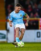 9 May 2025; Joe Redmond of St Patrick's Athletic during the SSE Airtricity Men's Premier Division match between Shelbourne and St Patrick's Athletic at Tolka Park in Dublin. Photo by Piaras Ó Mídheach/Sportsfile