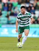 9 May 2025; Josh Honohan of Shamrock Rovers during the SSE Airtricity Men's Premier Division match between Shamrock Rovers and Drogheda United at Tallaght Stadium in Dublin. Photo by Thomas Flinkow/Sportsfile