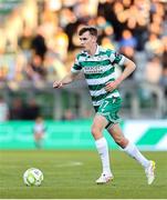 9 May 2025; Matt Healy of Shamrock Rovers during the SSE Airtricity Men's Premier Division match between Shamrock Rovers and Drogheda United at Tallaght Stadium in Dublin. Photo by Thomas Flinkow/Sportsfile