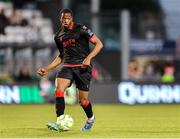 9 May 2025; Elicha Ahui of Drogheda United during the SSE Airtricity Men's Premier Division match between Shamrock Rovers and Drogheda United at Tallaght Stadium in Dublin. Photo by Thomas Flinkow/Sportsfile