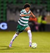 9 May 2025; Victor Ozhianvuna of Shamrock Rovers during the SSE Airtricity Men's Premier Division match between Shamrock Rovers and Drogheda United at Tallaght Stadium in Dublin. Photo by David Fitzgerald/Sportsfile