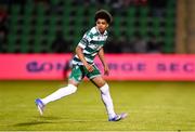 9 May 2025; Victor Ozhianvuna of Shamrock Rovers during the SSE Airtricity Men's Premier Division match between Shamrock Rovers and Drogheda United at Tallaght Stadium in Dublin. Photo by David Fitzgerald/Sportsfile