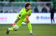 9 May 2025; Shamrock Rovers goalkeeper Ed McGinty during the SSE Airtricity Men's Premier Division match between Shamrock Rovers and Drogheda United at Tallaght Stadium in Dublin. Photo by David Fitzgerald/Sportsfile