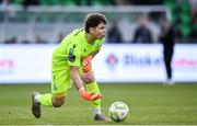 9 May 2025; Shamrock Rovers goalkeeper Ed McGinty during the SSE Airtricity Men's Premier Division match between Shamrock Rovers and Drogheda United at Tallaght Stadium in Dublin. Photo by David Fitzgerald/Sportsfile