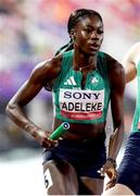 10 May 2025; Rhasidat Adeleke of Ireland competing in the mixed 4x400m during day one of the 2025 World Athletics Relays at Guangdong Olympic Stadium in Guangzhou, China. Photo by Nikola Krstic/Sportsfile