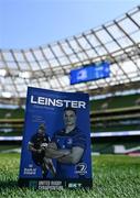 10 May 2025; The official match programme before the United Rugby Championship match between Leinster and Zebre Parma at the Aviva Stadium in Dublin. Photo by Brendan Moran/Sportsfile