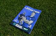 10 May 2025; The official match programme before the United Rugby Championship match between Leinster and Zebre Parma at the Aviva Stadium in Dublin. Photo by Brendan Moran/Sportsfile
