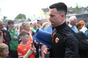 10 May 2025; Aidan Forker of Armagh before the Ulster GAA Football Senior Championship final match between Armagh and Donegal at St Tiernach's Park in Clones, Monaghan. Photo by Ramsey Cardy/Sportsfile
