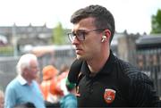 10 May 2025; Armagh goalkeeper Ethan Rafferty before the Ulster GAA Football Senior Championship final match between Armagh and Donegal at St Tiernach's Park in Clones, Monaghan. Photo by Ramsey Cardy/Sportsfile