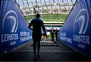 10 May 2025; Garry Ringrose of Leinster walks the pitch before the United Rugby Championship match between Leinster and Zebre Parma at the Aviva Stadium in Dublin. Photo by Brendan Moran/Sportsfile