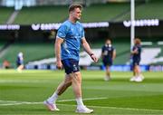 10 May 2025; Josh van der Flier of Leinster walks the pitch before the United Rugby Championship match between Leinster and Zebre Parma at the Aviva Stadium in Dublin. Photo by Brendan Moran/Sportsfile