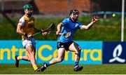 10 May 2025; Cian O'Sullivan of Dublin in action against Stephen Rooney of Antrim during the Leinster GAA Hurling Senior Championship Round 3 match between Antrim and Dublin at Corrigan Park in Belfast. Photo by Tyler Miller/Sportsfile