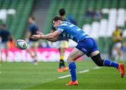 10 May 2025; Luke McGrath of Leinster warms up before the United Rugby Championship match between Leinster and Zebre Parma at the Aviva Stadium in Dublin. Photo by Brendan Moran/Sportsfile