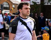 10 May 2025; Shane O'Donnell of Clare arrives for the Munster GAA Hurling Senior Championship Round 3 match between Clare and Tipperary at Zimmer Biomet Páirc Chíosóg in Ennis, Clare. Photo by Ray McManus/Sportsfile