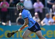 10 May 2025; Fergal Whiteley of Dublin celebrates after scoring his side's third goal during the Leinster GAA Hurling Senior Championship Round 3 match between Antrim and Dublin at Corrigan Park in Belfast. Photo by Tyler Miller/Sportsfile