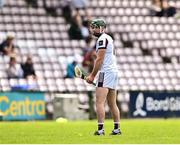 10 May 2025; Cathal Mannion of Galway prepares to take a free during the Leinster GAA Hurling Senior Championship Round 3 match between Galway and Wexford at Pearse Stadium in Galway. Photo by Piaras Ó Mídheach/Sportsfile