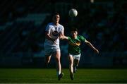 10 May 2025; Jimmy Hyland of Kildare in action against Darren Cox of Leitrim during the Táilteann Cup Round 1 match between Kildare and Leitrim at Cedral St Conleth's Park in Newbridge, Kildare. Photo by Daire Brennan/Sportsfile