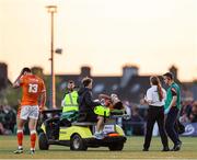 10 May 2025; Mosese Tuipulotu of Edinburgh is taken from the pitch following an injury during the United Rugby Championship match between Connacht and Edinburgh at Dexcom Stadium in Galway. Photo by Thomas Flinkow/Sportsfile