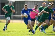 10 May 2025; Eoghan Duffy of Leinster during the Junior Interprovincial Rugby Championship Round 2 match between Leinster and Connacht at Balbriggan RFC in Balbriggan, Dublin. Photo by Matt Browne/Sportsfile