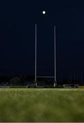 10 May 2025; The moon is seen after the United Rugby Championship match between Connacht and Edinburgh at Dexcom Stadium in Galway. Photo by Thomas Flinkow/Sportsfile