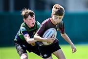 10 May 2025; Action from the Bank of Ireland Minis match between Roscrea RFC and Seapoint RFC before the United Rugby Championship match between Leinster and Zebre Parma at the Aviva Stadium in Dublin. Photo by Seb Daly/Sportsfile
