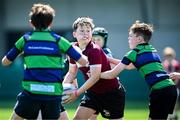 10 May 2025; Action from the Bank of Ireland Minis match between Roscrea RFC and Seapoint RFC before the United Rugby Championship match between Leinster and Zebre Parma at the Aviva Stadium in Dublin. Photo by Seb Daly/Sportsfile