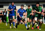 10 May 2025; Cormac Hurley of Leinster in action against Connacht during the Junior Interprovincial Rugby Championship Round 2 match between Leinster and Connacht at Balbriggan RFC in Balbriggan, Dublin. Photo by Matt Browne/Sportsfile