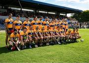 10 May 2025; The Clare squad before the Munster GAA Hurling Senior Championship Round 3 match between Clare and Tipperary at Zimmer Biomet Páirc Chíosóg in Ennis, Clare. Photo by Ray McManus/Sportsfile