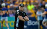 10 May 2025; Tipperary manager Liam Cahill before the Munster GAA Hurling Senior Championship Round 3 match between Clare and Tipperary at Zimmer Biomet Páirc Chíosóg in Ennis, Clare. Photo by Ray McManus/Sportsfile