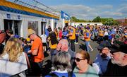 10 May 2025; Supporters, of both teams, queue to enter the grounds in advance of the Munster GAA Hurling Senior Championship Round 3 match between Clare and Tipperary at Zimmer Biomet Páirc Chíosóg in Ennis, Clare. Photo by Ray McManus/Sportsfile