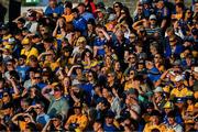10 May 2025; A section of the 20,685, mostly Clare supporters, who attended the Munster GAA Hurling Senior Championship Round 3 match between Clare and Tipperary at Zimmer Biomet Páirc Chíosóg in Ennis, Clare. Photo by Ray McManus/Sportsfile