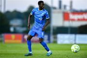 9 May 2025; James Olayinka of Waterford during the SSE Airtricity Men's Premier Division match between Waterford and Galway United at the Regional Sports Centre in Waterford. Photo by Matt Browne/Sportsfile