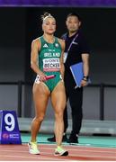 11 May 2025; Sophie Becker of Ireland before competing in the women's 4x400m World Championship Qualifying Round 2 during day two of the 2025 World Athletics Relays at Guangdong Olympic Stadium in Guangzhou, China. Photo by Nikola Krstic/Sportsfile