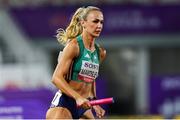 11 May 2025; Sharlene Mawdsley of Ireland competing in the women's 4x400m World Championship Qualifying Round 2 during day two of the 2025 World Athletics Relays at Guangdong Olympic Stadium in Guangzhou, China. Photo by Nikola Krstic/Sportsfile