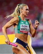 11 May 2025; Sharlene Mawdsley of Ireland competing in the women's 4x400m World Championship Qualifying Round 2 during day two of the 2025 World Athletics Relays at Guangdong Olympic Stadium in Guangzhou, China. Photo by Nikola Krstic/Sportsfile