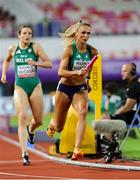 11 May 2025; Sharlene Mawdsley of Ireland competing in the women's 4x400m World Championship Qualifying Round 2 during day two of the 2025 World Athletics Relays at Guangdong Olympic Stadium in Guangzhou, China. Photo by Nikola Krstic/Sportsfile