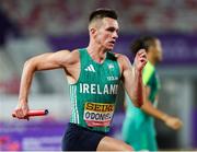 11 May 2025; Chris O'Donnell of Ireland competing in the men's 4x400m World Championship Qualifying Round 2 during day two of the 2025 World Athletics Relays at Guangdong Olympic Stadium in Guangzhou, China. Photo by Nikola Krstic/Sportsfile